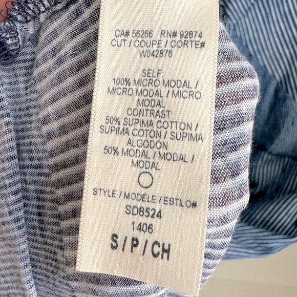 Splendid Blue stripe patterned Maxi dress - Picture 9 of 10